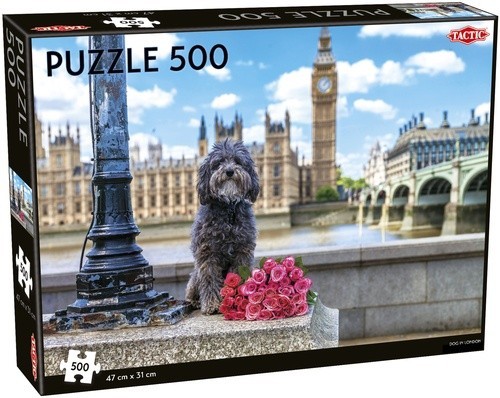 Tactic Puslespil Dog in London Med 500 Brikker