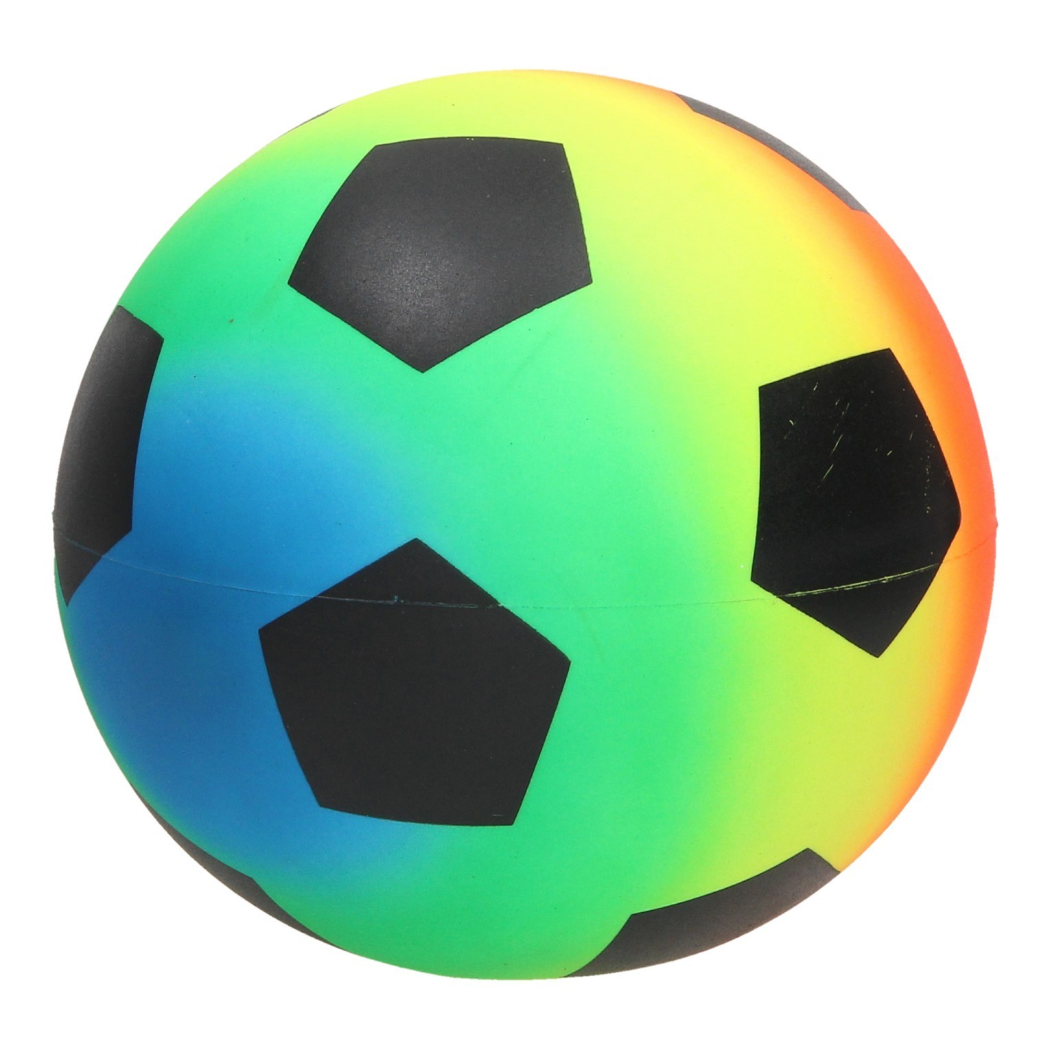 Neon Regnbue Fodbold Til Børn Ø 20 cm